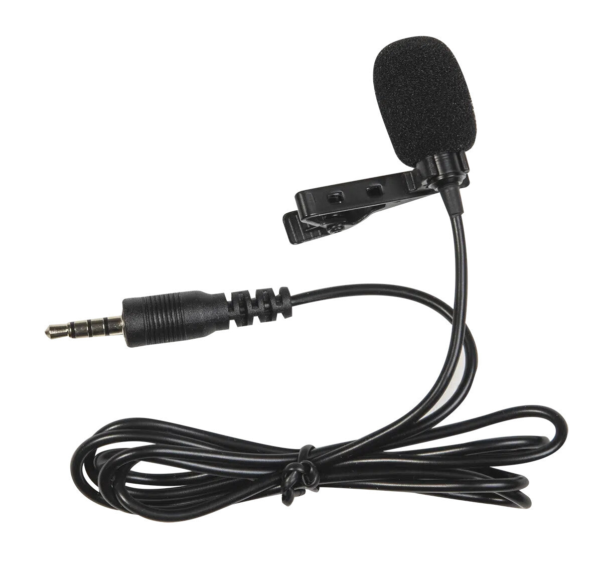 Listen LA-461 microphone Black Lavalier/Lapel microphone