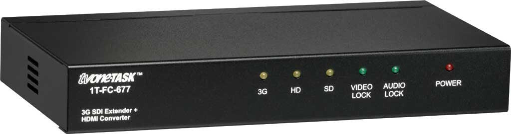 TV One 1T-FC-677 AV extender Black