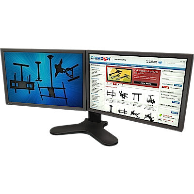 Crimson AV DSH2 monitor mount / stand 61 cm (24") Black Desk