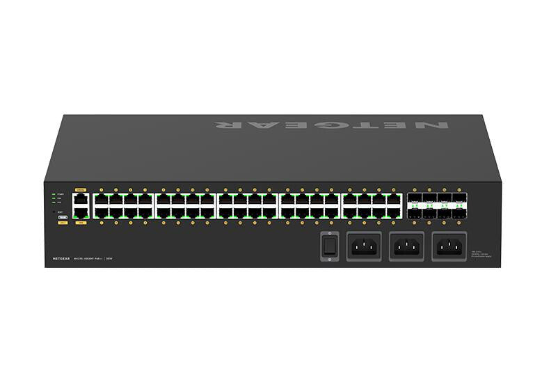 NETGEAR GSM4248UX Managed L2/L3/L4 Gigabit Ethernet (10/100/1000) Power over Ethernet (PoE) 2U Black