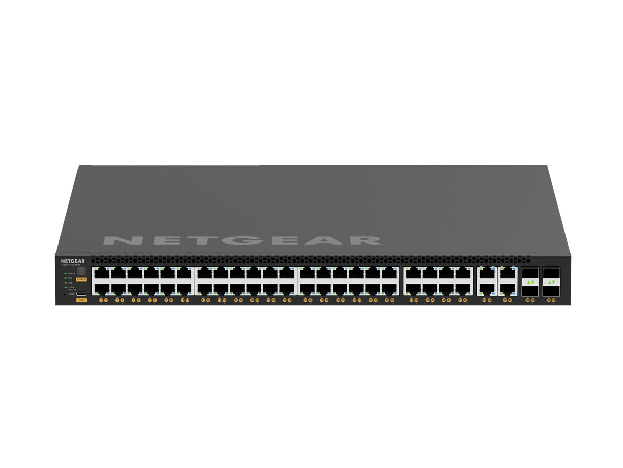 NETGEAR M4350-44M4X4V Managed L3 2.5G Ethernet (100/1000/2500) Power over Ethernet (PoE) 1U Black