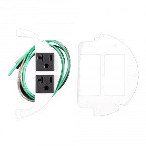 FSR SF6-CPT-DD-BRS outlet box Aluminium, Brass