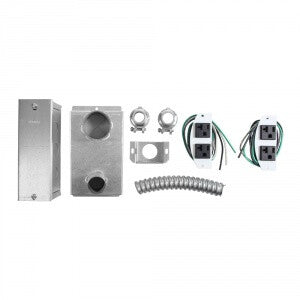 FSR SF8-CPT-JNC1-BLK outlet box Aluminium, Black