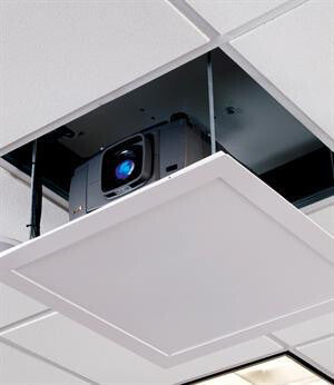 Draper Ceiling Closure Panel project mount White