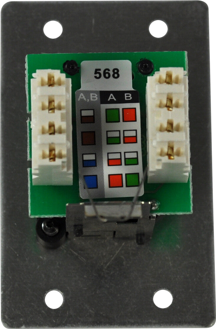 FSR IPS-C710D-WHT socket-outlet RJ-45 Black, White