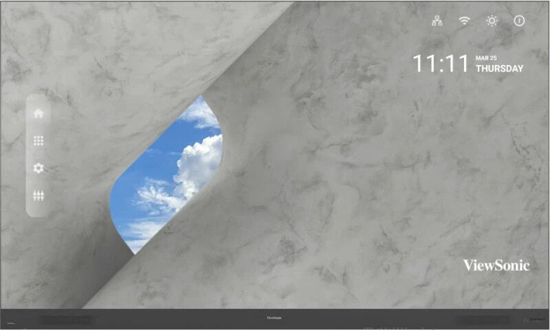 Viewsonic LDP135-151 Signage Display Digital signage flat panel 3.43 m (135") LED Wi-Fi 600 cd/m² Full HD Black Android 9.0