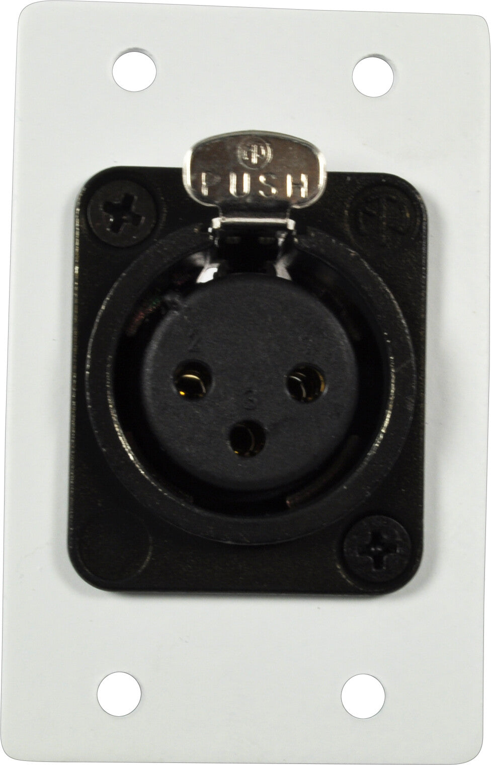 FSR IPS-A611D-WHT socket-outlet XLR Black, White