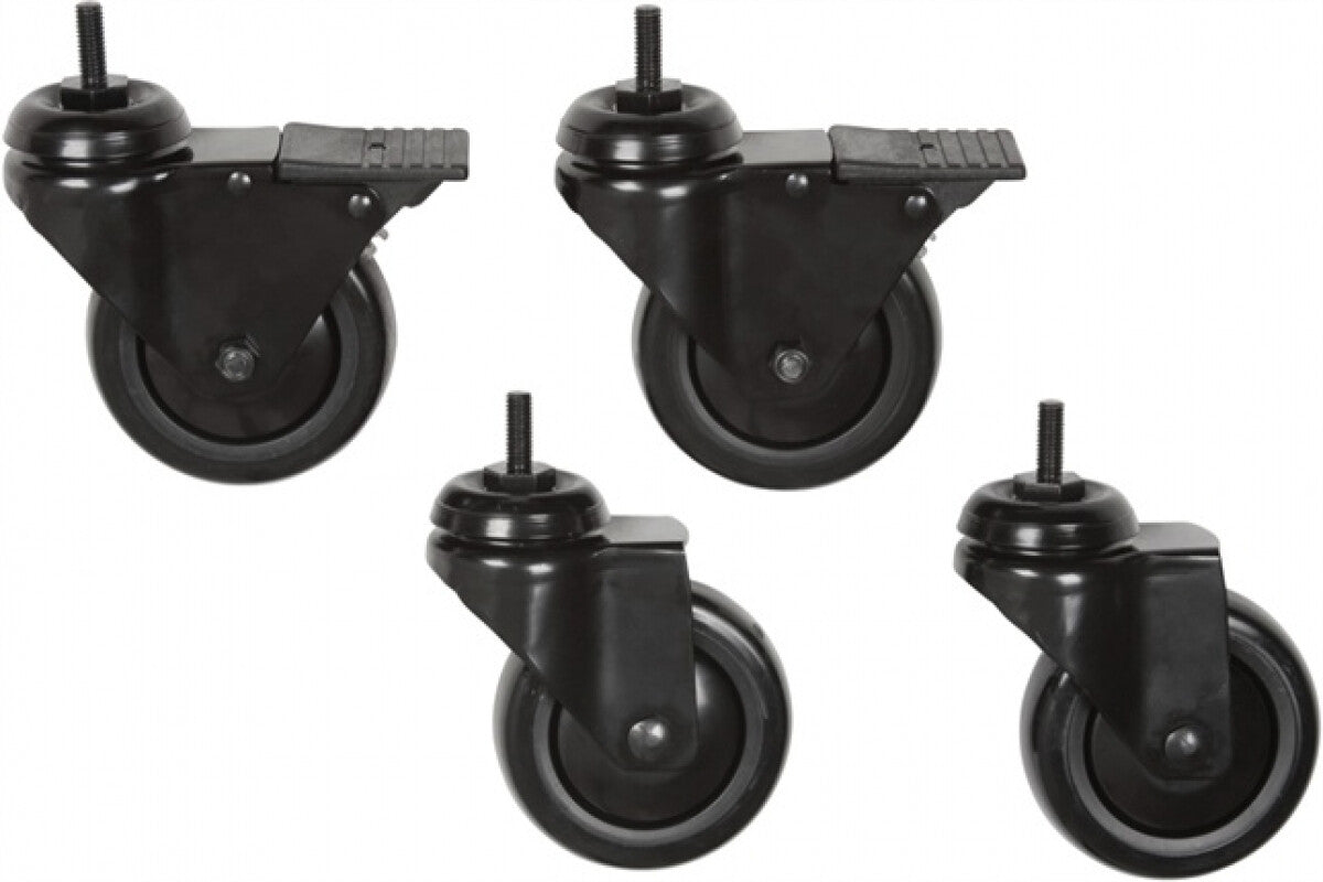 Premier Mounts CAST multimedia cart accessory Black Casters