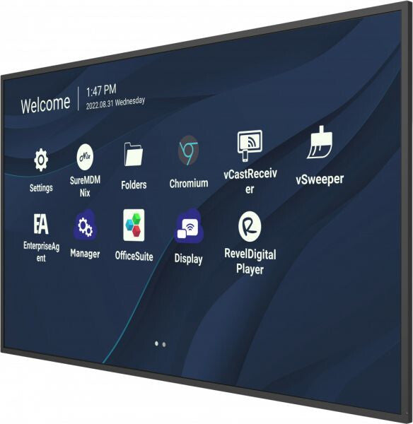 Viewsonic CDE9830 Signage Display 2.49 m (98") Wi-Fi 500 cd/m² 4K Ultra HD Black Built-in processor Android 11