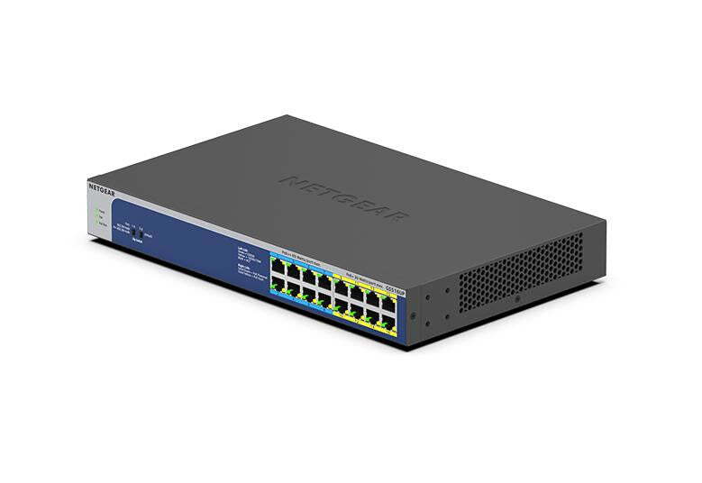 NETGEAR GS516UP Unmanaged Gigabit Ethernet (10/100/1000) Power over Ethernet (PoE) Grey