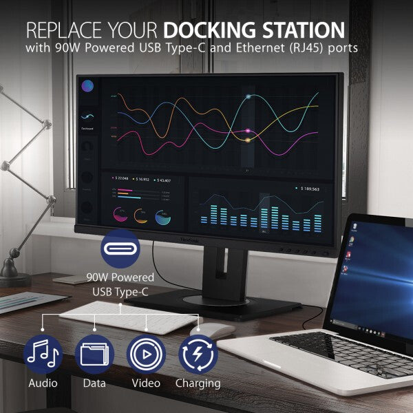 Viewsonic VG Series VG2456A LED display 61 cm (24") 1920 x 1080 pixels Full HD Black