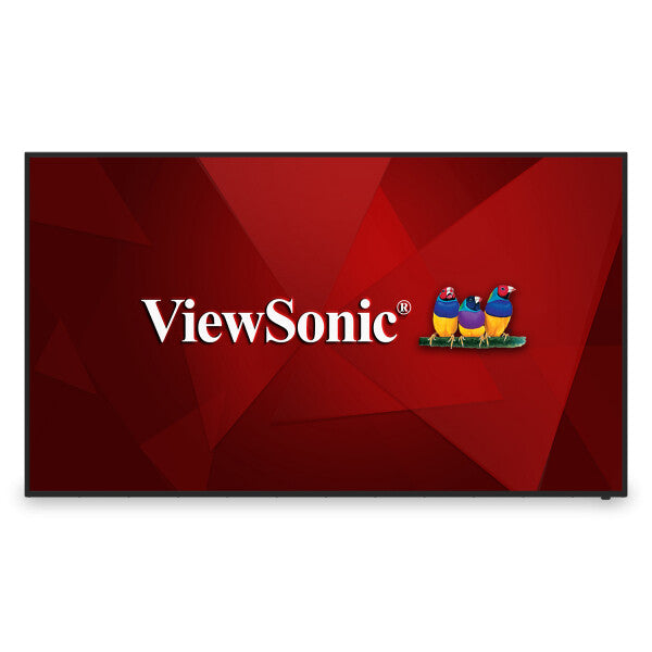 Viewsonic CDE7512 Signage Display Digital signage flat panel 190.5 cm (75") Wi-Fi 330 cd/m² 4K Ultra HD Black Built-in processor Android 9.0 16/7