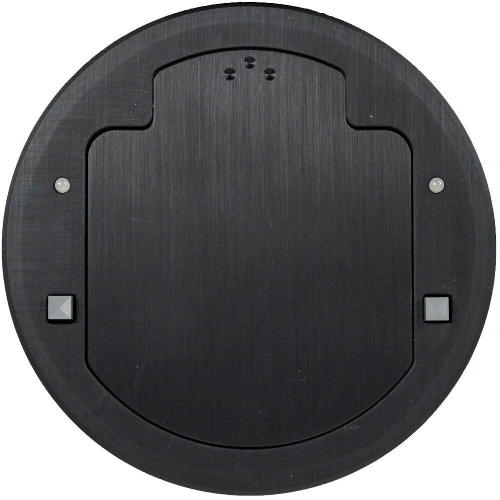 FSR T3-DV2S-2B-BLK outlet box NEMA 5-15R Black