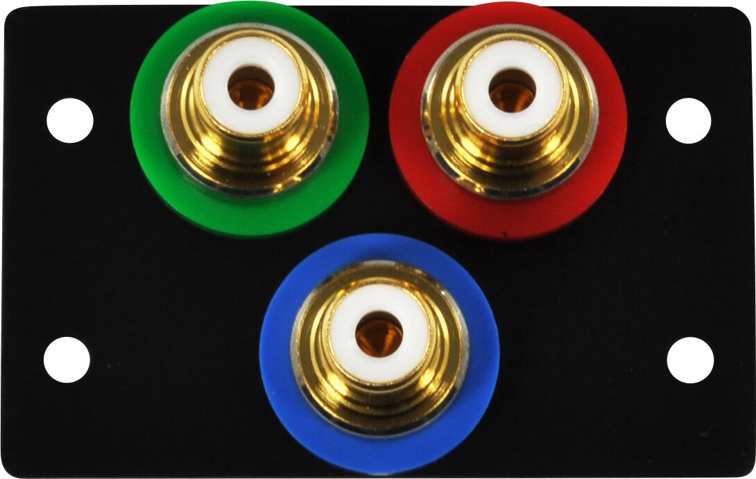 FSR IPS-V231D-BLK socket-outlet RCA Black, Blue, Green, Red