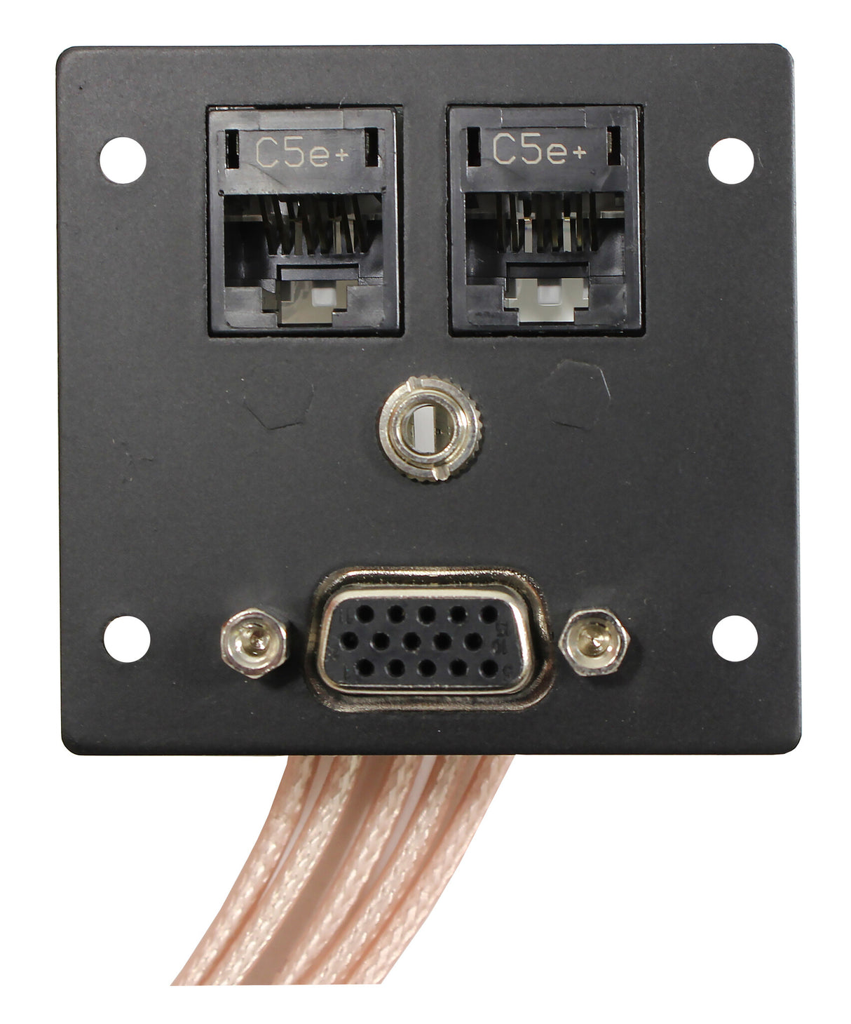FSR IPS-SF940T socket-outlet 2 x RJ-45 + VGA Black