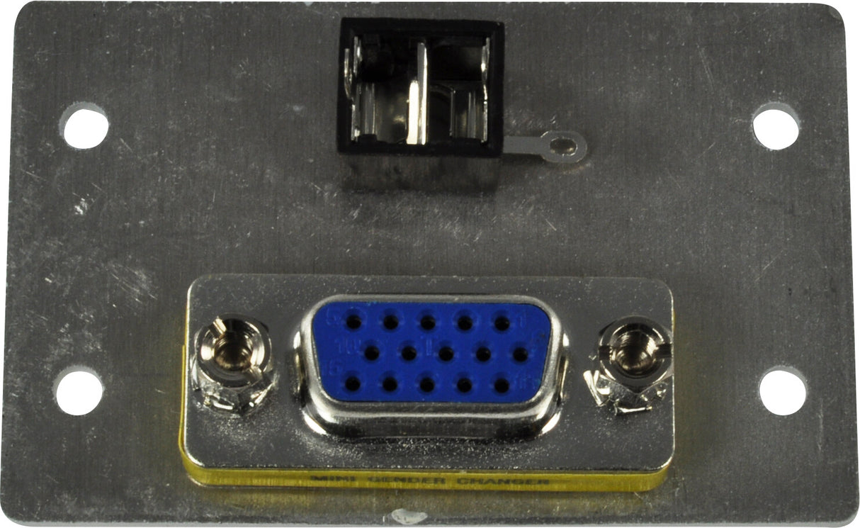 FSR IPS-AV920D-WHT socket-outlet VGA + 3.5mm Blue, White