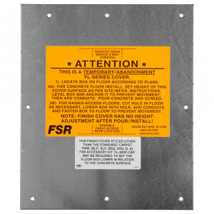 FSR FL-540P-8-B Raceway utility box