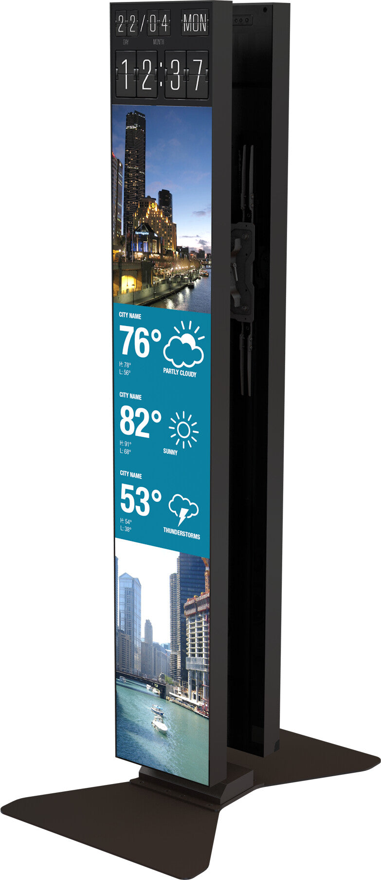Crimson AV S86LGD signage display mount 2.18 m (86") Black