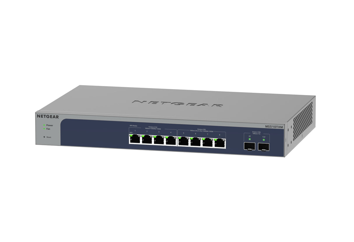 NETGEAR 10-Port Multi-Gigabit/10G Ethernet Smart Switch (MS510TXM)