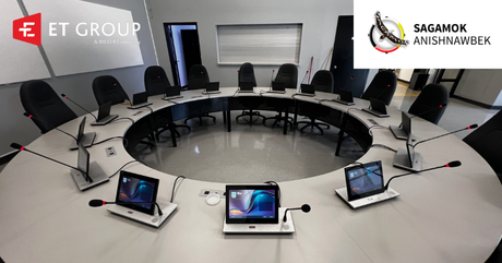 ET Group Modernizes Sagamok Anishnawbek Council Chamber with Televic Conference