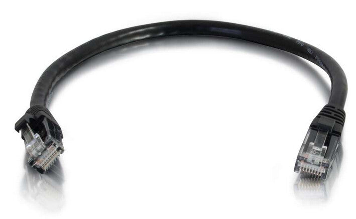 C2G 6" Cat6a UTP networking cable Black 0.15 m U/UTP (UTP)