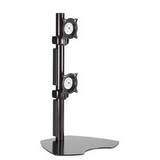 Chief Dual Vertical Monitor Table Stand Black
