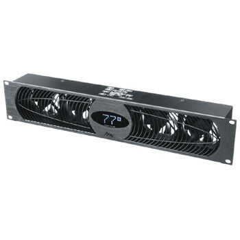 Middle Atlantic Products IUQFP-4DRA rack cooling equipment Black 2U Built-in display