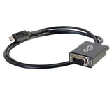 C2G 3ft (0.9m) USB 2.0 USB-C to DB9 Serial RS232 Adapter Cable