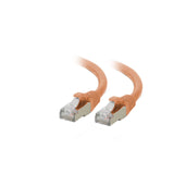 C2G 7ft (2.1m) Cat6A Snagless Shielded (STP) Ethernet Network Patch Cable - Orange