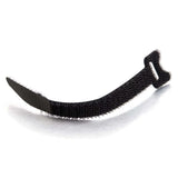 C2G 0.5ft (0.15m) Hook-and-Loop Cable Management Wrap Multipack (12-Pack) - Black