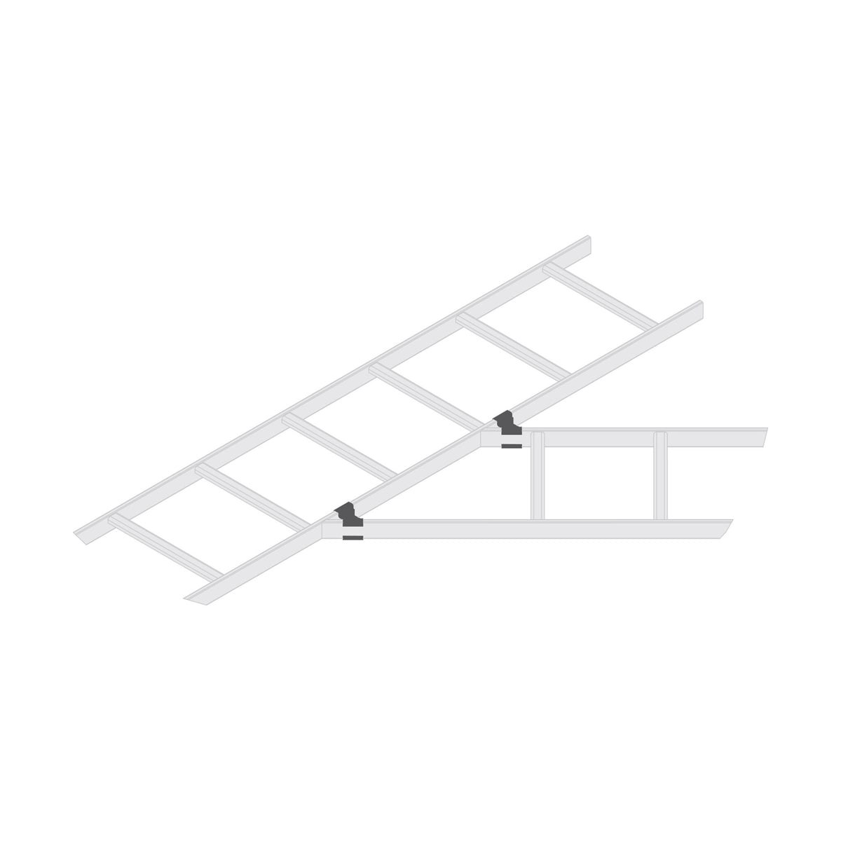 Middle Atlantic Adjustable Horizontal Splice Hardware 1 pair