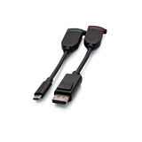 C2G 6ft Premium HDMI Dongle Ring DP USB-C