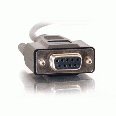 C2G 10ft DB9 F/F Cable - Black serial cable 3 m