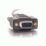 C2G 6ft DB9 F/F Cable - Black serial cable 1.8 m