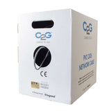 C2G 1000ft (304.8m) Cat6 Bulk Unshielded UTP Ethernet Network Cable with Stranded Conductors In-Wall CM-Rated - Gray