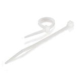 C2G 7.75in Releasable/Reusable Cable Tie Multipack - 50 Pack - White