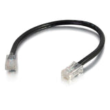 C2G 6" Cat6 networking cable Black 0.15 m U/UTP (UTP)
