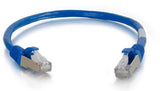 C2G 6" Cat6 STP networking cable Blue 0.15 m U/FTP (STP)