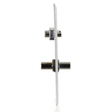 C2G VGA and 3.5mm Audio Pass Through Single Gang Wall Plate - Brushed Aluminum - LIMITED AVAILABILITY