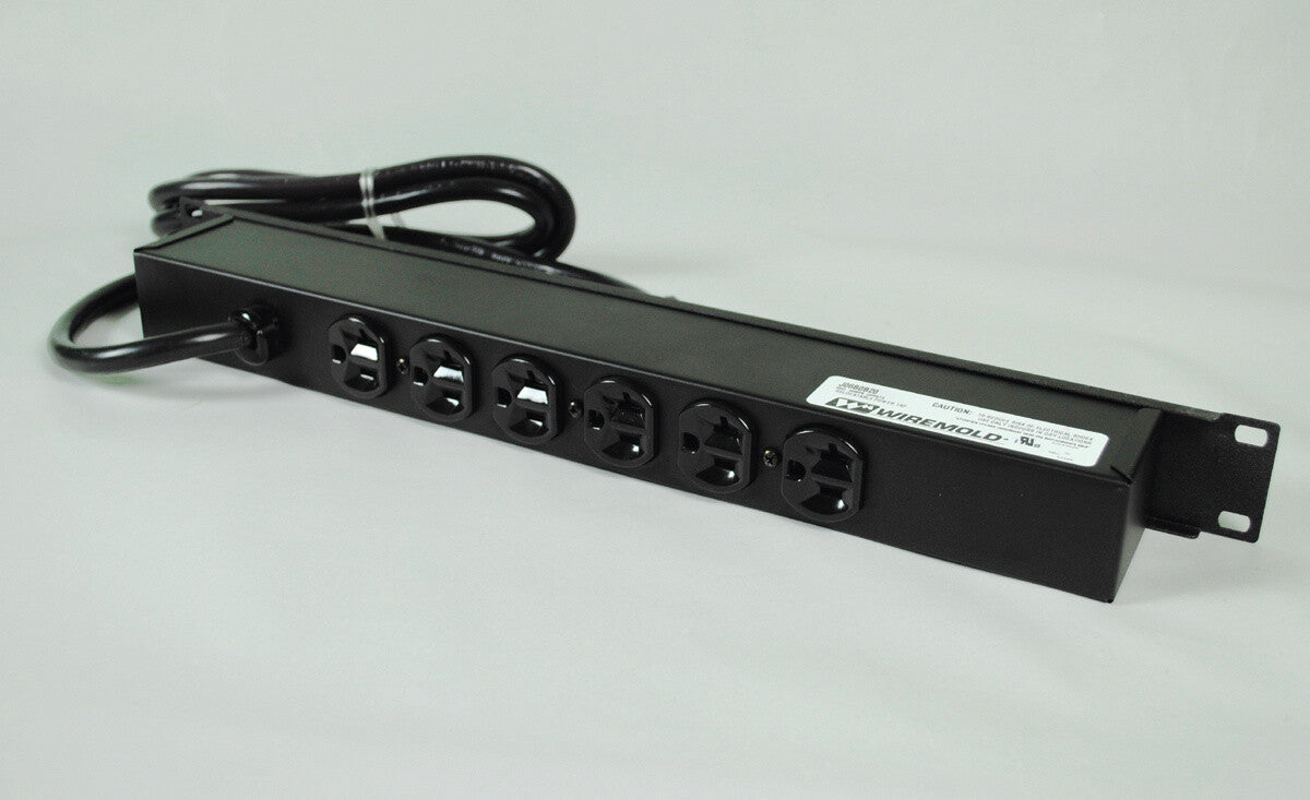 WIREMOLD RACKMOUNT 19IN BLACK W/3