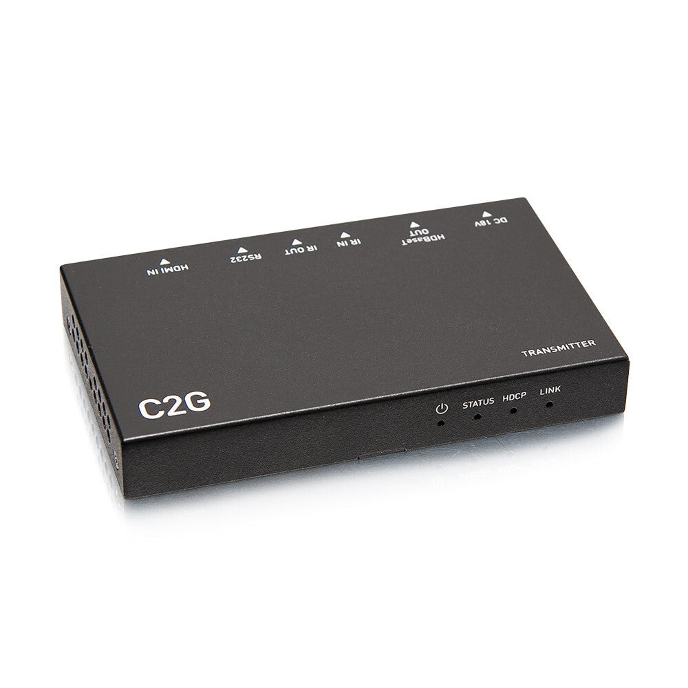C2G HDMI® Ultra-Slim HDBaseT + RS232 and IR over Cat Extender Box Transmitter - 4K 60Hz