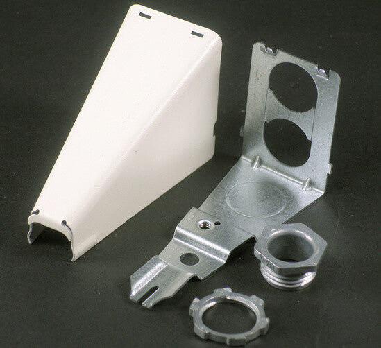 WIREMOLD V5786 Adjustable Offset Connector Fitting in Ivory