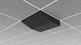 Middle Atlantic Ori Acoustic Ceiling Tile in Silver Gray, Plateau 1, 15/16" Layin
