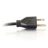 C2G NEMA 5-15P - NEMA 5-15R Black 3.66 m