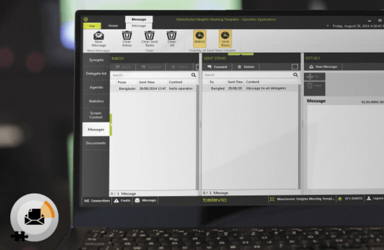 Televic 71.98.1110 communication software