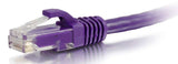 C2G 7ft (2.1m) Cat6 Snagless Unshielded UTP Ethernet Network Patch Cable - Purple