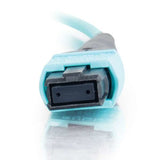 C2G 31310 InfiniBand/fibre optic cable 5 m MPO OFNR Black, Turquoise