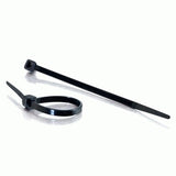 C2G 4in Cable Ties, Black, 100pk cable tie
