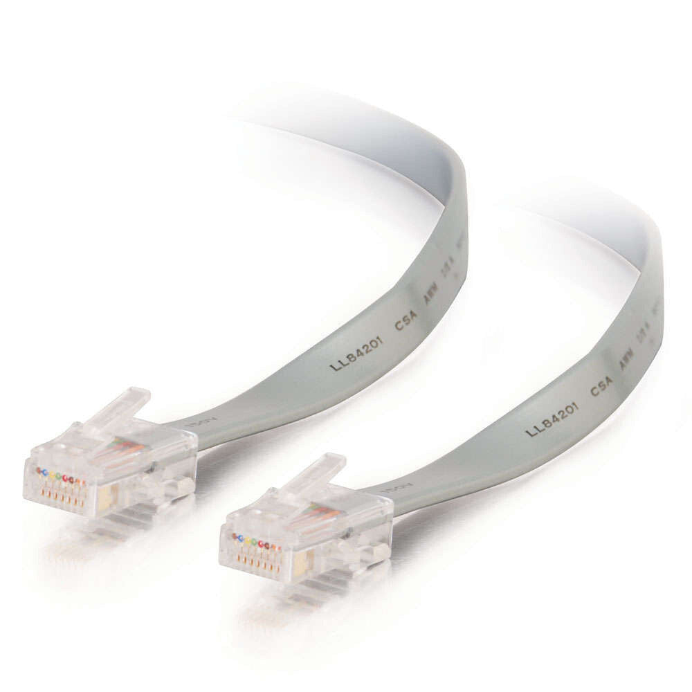 C2G 7ft (2.1m) RJ45 8P8C Crossed/Rollover Modular Cable