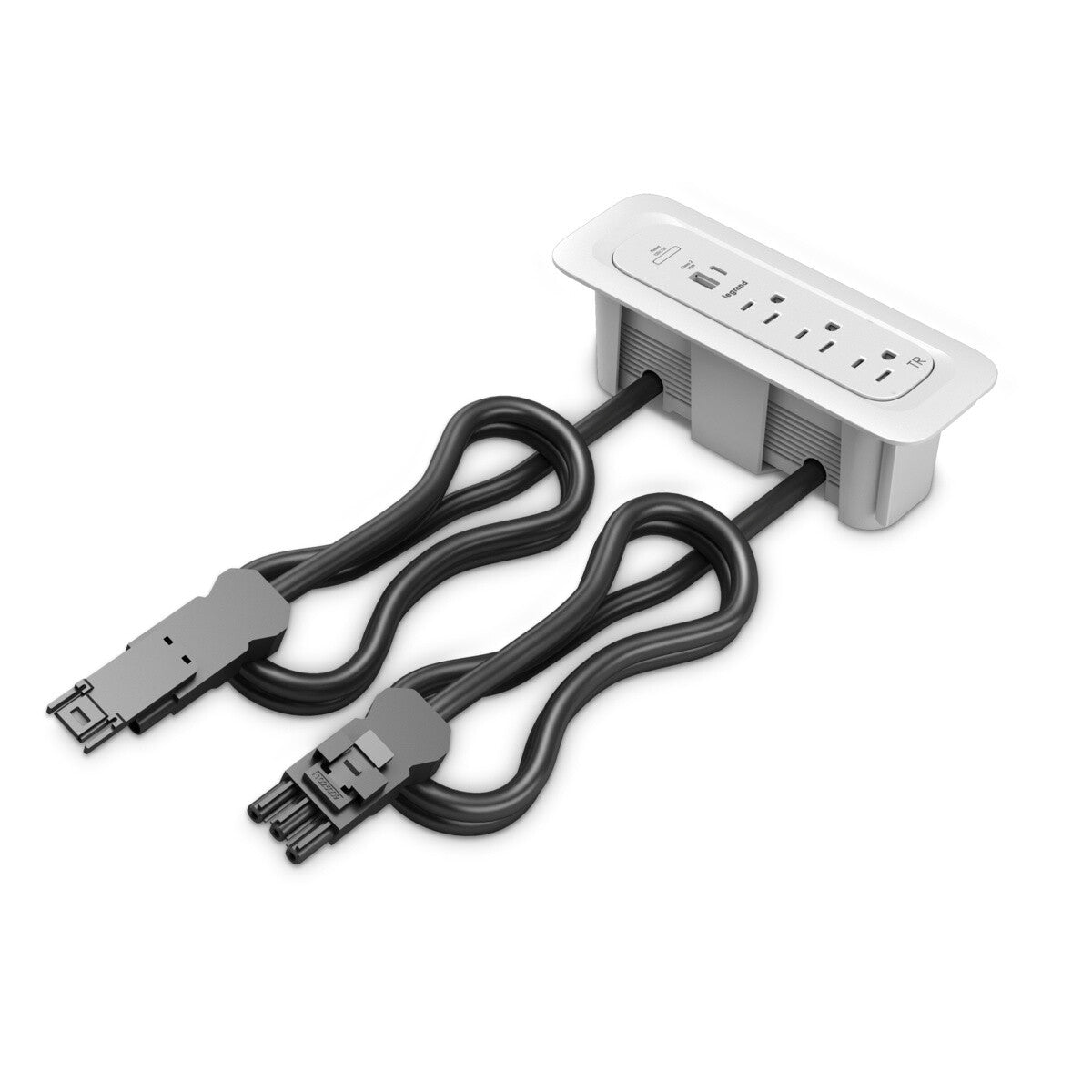 WIREMOLD MDCF3-WH power extension 0.91 m 3 AC outlet(s) Indoor Grey